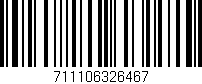 Código de barras (EAN, GTIN, SKU, ISBN): '711106326467'