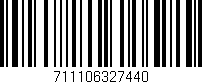 Código de barras (EAN, GTIN, SKU, ISBN): '711106327440'