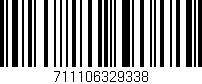 Código de barras (EAN, GTIN, SKU, ISBN): '711106329338'