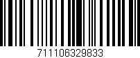 Código de barras (EAN, GTIN, SKU, ISBN): '711106329833'