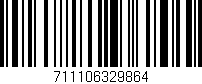 Código de barras (EAN, GTIN, SKU, ISBN): '711106329864'