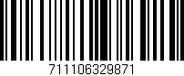 Código de barras (EAN, GTIN, SKU, ISBN): '711106329871'