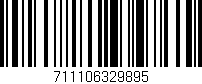 Código de barras (EAN, GTIN, SKU, ISBN): '711106329895'