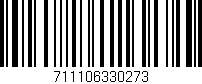 Código de barras (EAN, GTIN, SKU, ISBN): '711106330273'