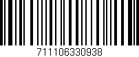 Código de barras (EAN, GTIN, SKU, ISBN): '711106330938'