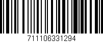 Código de barras (EAN, GTIN, SKU, ISBN): '711106331294'