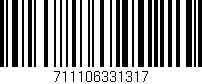 Código de barras (EAN, GTIN, SKU, ISBN): '711106331317'