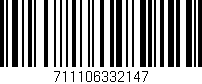 Código de barras (EAN, GTIN, SKU, ISBN): '711106332147'