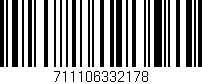 Código de barras (EAN, GTIN, SKU, ISBN): '711106332178'