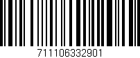 Código de barras (EAN, GTIN, SKU, ISBN): '711106332901'