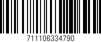 Código de barras (EAN, GTIN, SKU, ISBN): '711106334790'