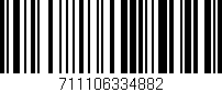 Código de barras (EAN, GTIN, SKU, ISBN): '711106334882'