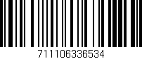 Código de barras (EAN, GTIN, SKU, ISBN): '711106336534'