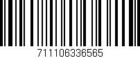 Código de barras (EAN, GTIN, SKU, ISBN): '711106336565'