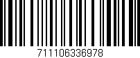 Código de barras (EAN, GTIN, SKU, ISBN): '711106336978'