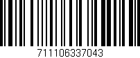 Código de barras (EAN, GTIN, SKU, ISBN): '711106337043'