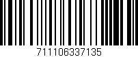 Código de barras (EAN, GTIN, SKU, ISBN): '711106337135'