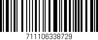 Código de barras (EAN, GTIN, SKU, ISBN): '711106338729'