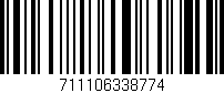 Código de barras (EAN, GTIN, SKU, ISBN): '711106338774'