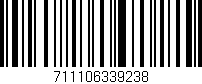 Código de barras (EAN, GTIN, SKU, ISBN): '711106339238'