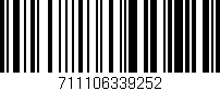 Código de barras (EAN, GTIN, SKU, ISBN): '711106339252'
