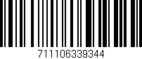 Código de barras (EAN, GTIN, SKU, ISBN): '711106339344'