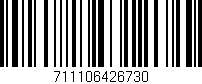 Código de barras (EAN, GTIN, SKU, ISBN): '711106426730'