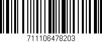 Código de barras (EAN, GTIN, SKU, ISBN): '711106478203'