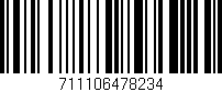 Código de barras (EAN, GTIN, SKU, ISBN): '711106478234'