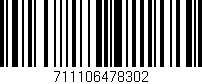 Código de barras (EAN, GTIN, SKU, ISBN): '711106478302'