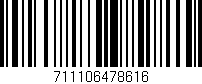 Código de barras (EAN, GTIN, SKU, ISBN): '711106478616'