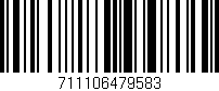 Código de barras (EAN, GTIN, SKU, ISBN): '711106479583'