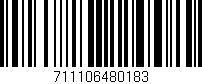 Código de barras (EAN, GTIN, SKU, ISBN): '711106480183'