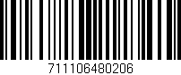 Código de barras (EAN, GTIN, SKU, ISBN): '711106480206'