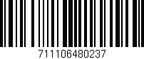 Código de barras (EAN, GTIN, SKU, ISBN): '711106480237'