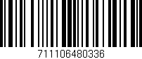 Código de barras (EAN, GTIN, SKU, ISBN): '711106480336'