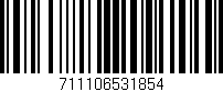 Código de barras (EAN, GTIN, SKU, ISBN): '711106531854'