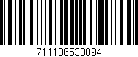 Código de barras (EAN, GTIN, SKU, ISBN): '711106533094'