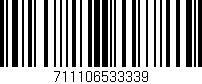 Código de barras (EAN, GTIN, SKU, ISBN): '711106533339'