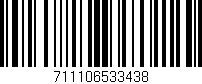 Código de barras (EAN, GTIN, SKU, ISBN): '711106533438'