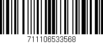 Código de barras (EAN, GTIN, SKU, ISBN): '711106533568'