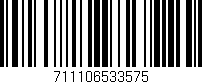 Código de barras (EAN, GTIN, SKU, ISBN): '711106533575'