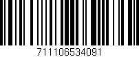 Código de barras (EAN, GTIN, SKU, ISBN): '711106534091'