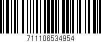 Código de barras (EAN, GTIN, SKU, ISBN): '711106534954'