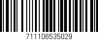 Código de barras (EAN, GTIN, SKU, ISBN): '711106535029'
