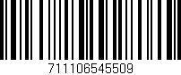 Código de barras (EAN, GTIN, SKU, ISBN): '711106545509'