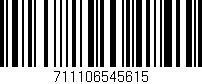 Código de barras (EAN, GTIN, SKU, ISBN): '711106545615'