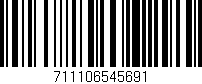 Código de barras (EAN, GTIN, SKU, ISBN): '711106545691'