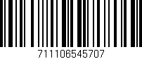 Código de barras (EAN, GTIN, SKU, ISBN): '711106545707'
