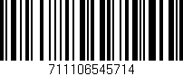 Código de barras (EAN, GTIN, SKU, ISBN): '711106545714'